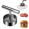 T‑Shaped Handle Stainless Steel Burger Press Non‑Stick Meat Patty Maker Mold for Beef Patties Pancake Flatbread Kitchen Gadget 4