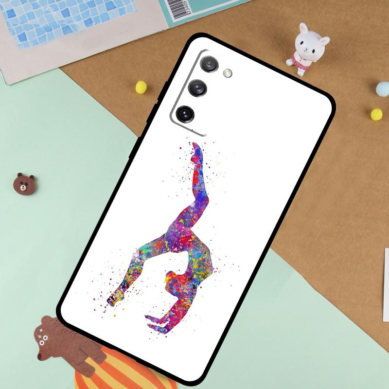 Love Gymnastics Soft Case For Samsung Galaxy S25 Ultra S9 S10 S20 S21 S22 S23 S24 Plus S24 FE Funda Cover