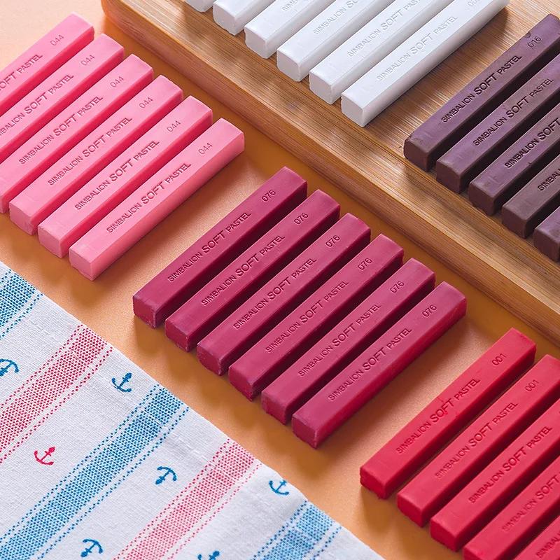 60- Sketch Chalk Brush 6 Packs of Soft Chalk Stick Environmental Protection Brightly Colored Professional Painting