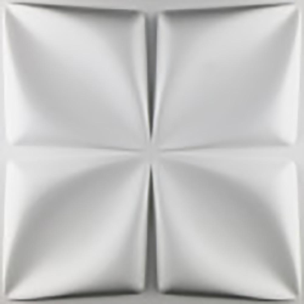 White Wall Sticker 3D PVC Wall Paper Removable Wall Panel Bathroom Kitchen