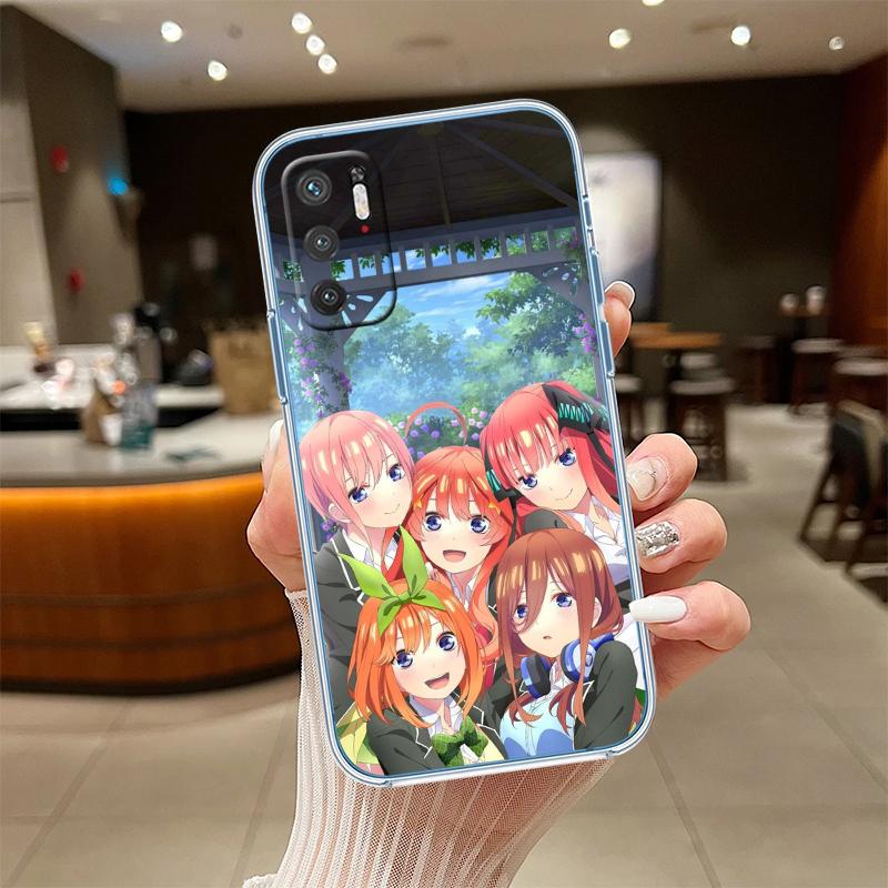 RE47 Nino Miku Itsuki Nakano Transparent Phone Case for Motorola Moto G7 G8 G9 G84 G85 G73 G24 G15 Z2 Play Power Plus