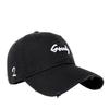 The New Hole Washed Letters Baseball Cap Fashion Korean Version of Sun-shading Sunscreen Duck Tongue Cap Anti-colour Craft Cap