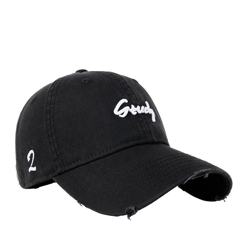 Новая бейсбольная кепка с вымытыми буквами и отверстиями — фото 5