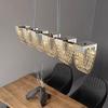 Lámpara de Araña de Cristal Cromado de Lujo Lámparas de Techo Led para Villa Sala de Estar Comedor Dormitorio Decoración del Hogar Posmoderna