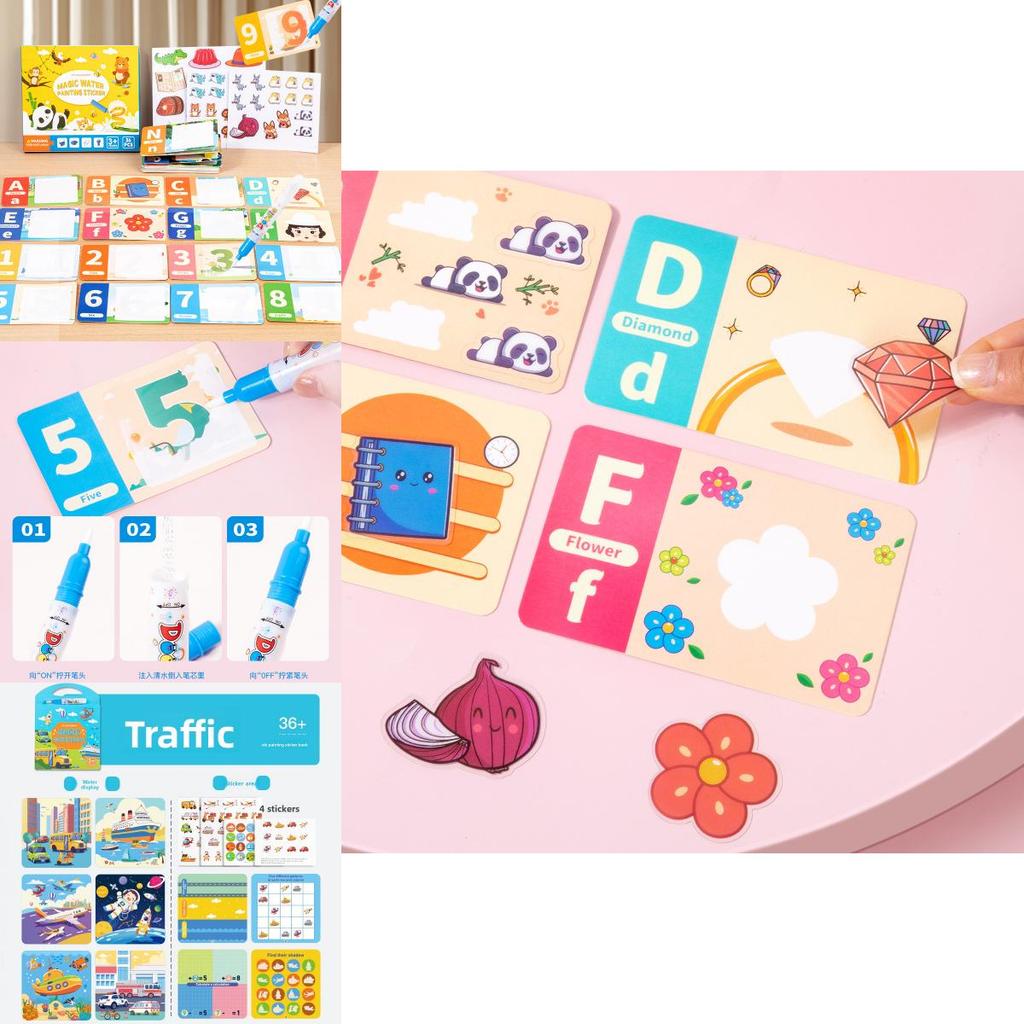 Water Painting Book For Kids With Ocean Animals Reusable Waterbased Art For Early Learning And Creativity