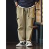 American Retro Heavy Cotton Thickened Wide-Leg Work Pants for Men, Spring and Autumn Straight-Leg Pants, Export Men's Casual Long Pants