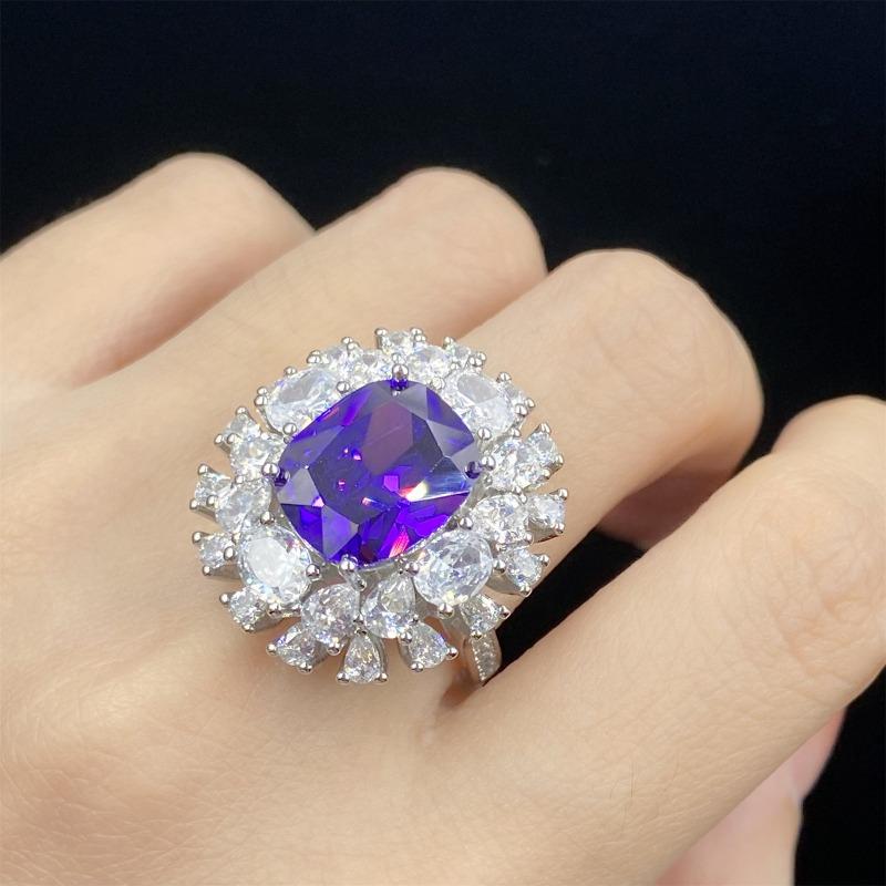 Sace Gems Classic Copper Alloy Zircon Ring Earrings Pendant Necklace Jewelry Sets Wedding Party Gifts