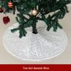 Creative Cartoon Print Christmas Tree Skirt - Festive Home & Party Decoration