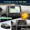 Compatible with 01-06 Honda CR-V: Android Big Screen Navigation, Bluetooth, Reverse Camera, CarPlay.