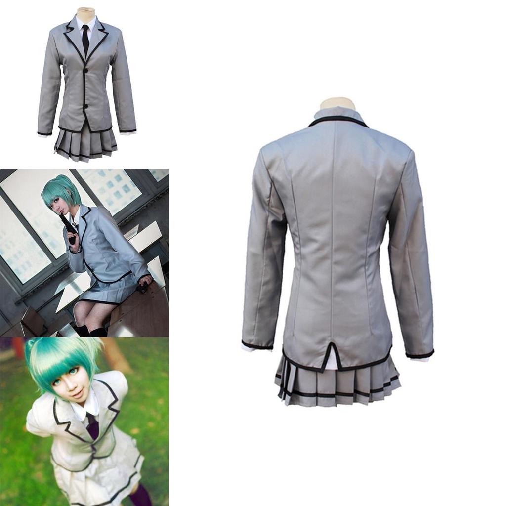Exquisite Assassination Classroom Kaede Kayano School Uniform Cosplay Costume With Stylish Wig