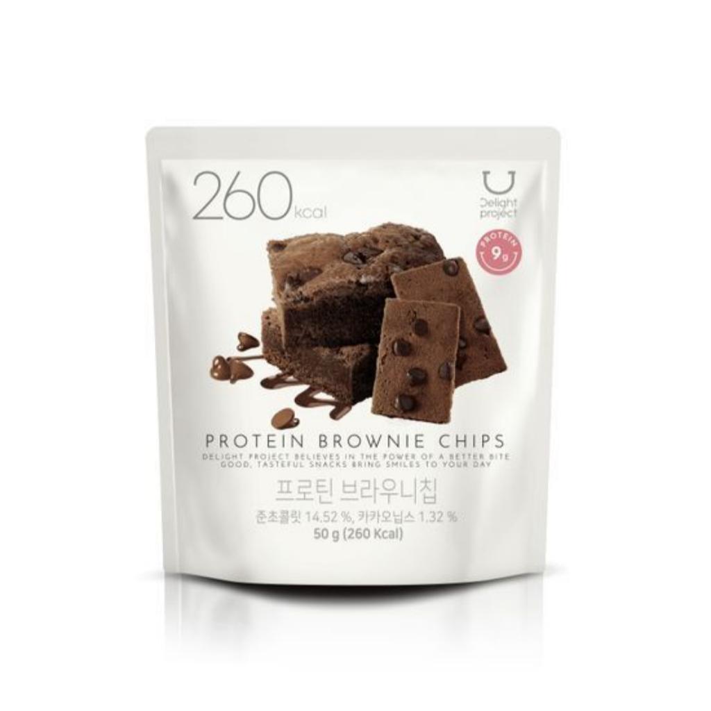 Delight project Protein Bakery Chip(Brownie / Castella Chip) 50g
