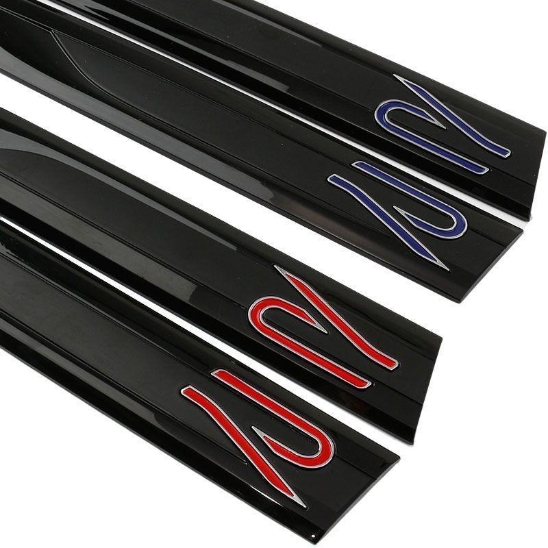 2 Stück Neues R Abzeichen Klinge Emblem für GOLF 7 8 GTI Magotan B8 Passat Auto Kotflügel Logo Aufkleber