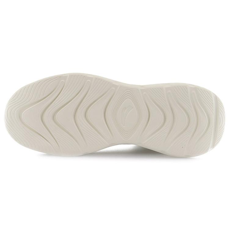 Anta Life Collection Abrasion Resistant Slip Resistant High top Sports Casual Shoes Women's Light Beige White 922148971-1