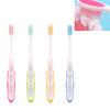 Collapsible Travel Toothbrush Portable Toothbrush Built In Cover Folding Toothbrushes for Hiking Camping Traveling