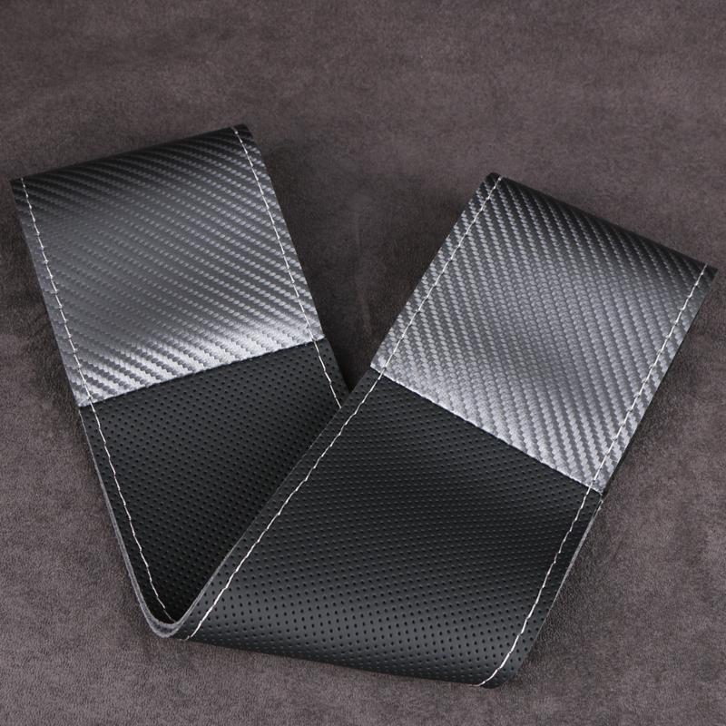 2026 Hot For Volkswagen VW High-End Carbon Fiber Car Steering Wheel Cover Soft Durable Artificial Leather Universal Luxury Autom