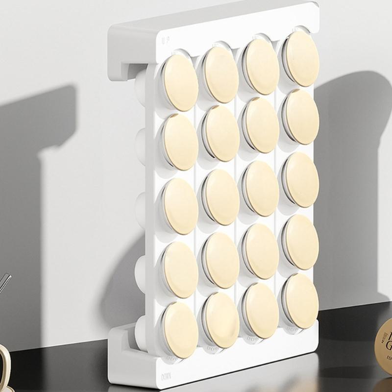 Space Saving Coffee Capsules Storage Rack Multifunctional Coffee Pods Holder Wall Mounted Kitchen Countertop Organizer