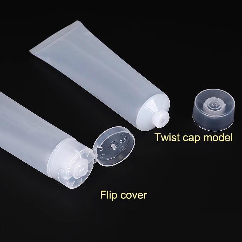 10Pcs 15Ml-100Ml Empty Squeeze Containers Pe Lip Gloss Tubes Bottle Sample Bottle Refillable Lip Gloss Cream Tube Diy Container