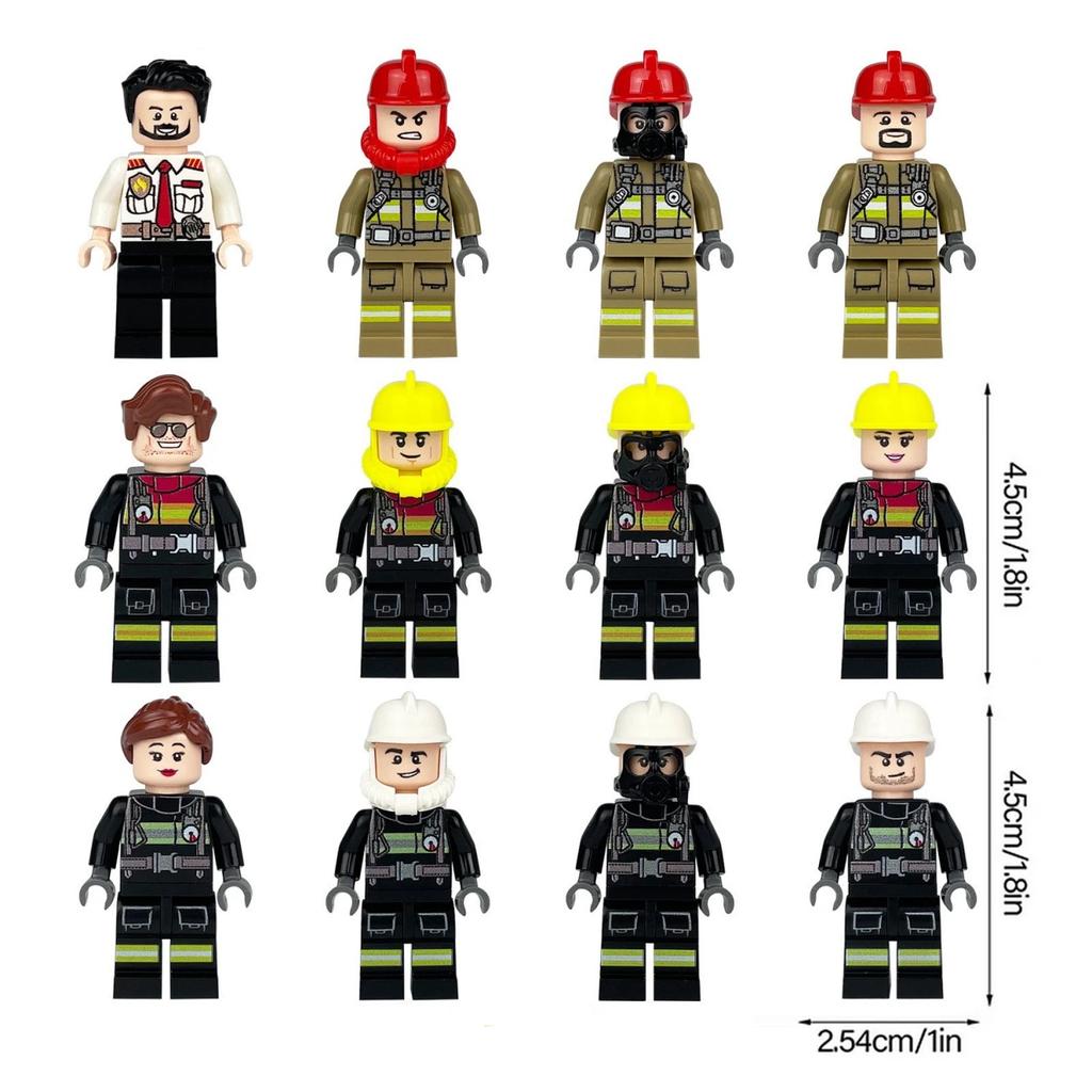 Building Block Minifigure Puzzle Soldier Assembly Occupation Toy