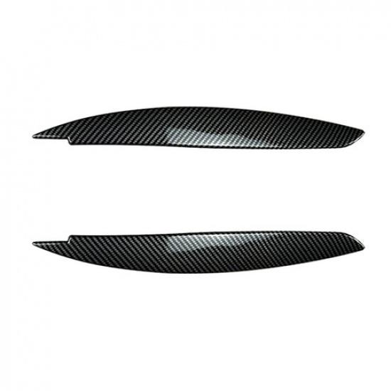 Front Bumper Headlight Eyebrows Lamp Trim For BMW E81 E82 E87 E88 2004-2011 2010