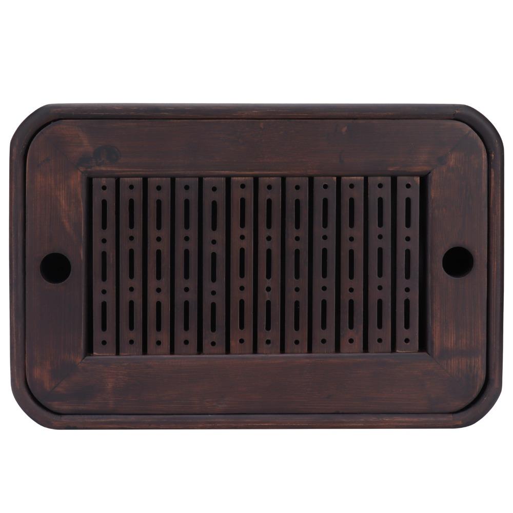 Wood Material Storage Tea Board Rectangular Shape Tea Accessory Tray Bamboo Tea Tray  Household Use