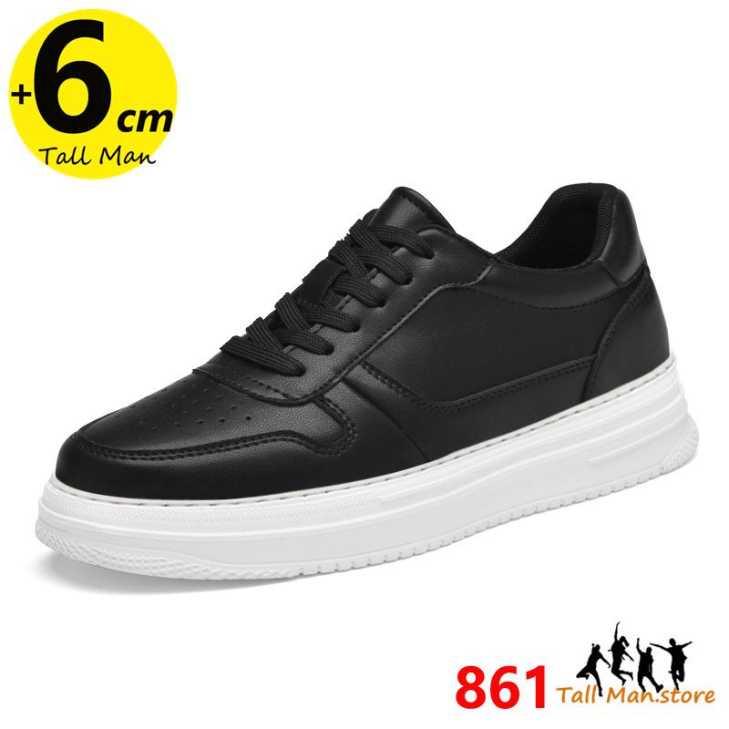 

860Man Lift Sneakers Men Booster Shoes Elevator Height Increase Insole 6cm Leisure Fashion Sports Plus Size 36-43 36
