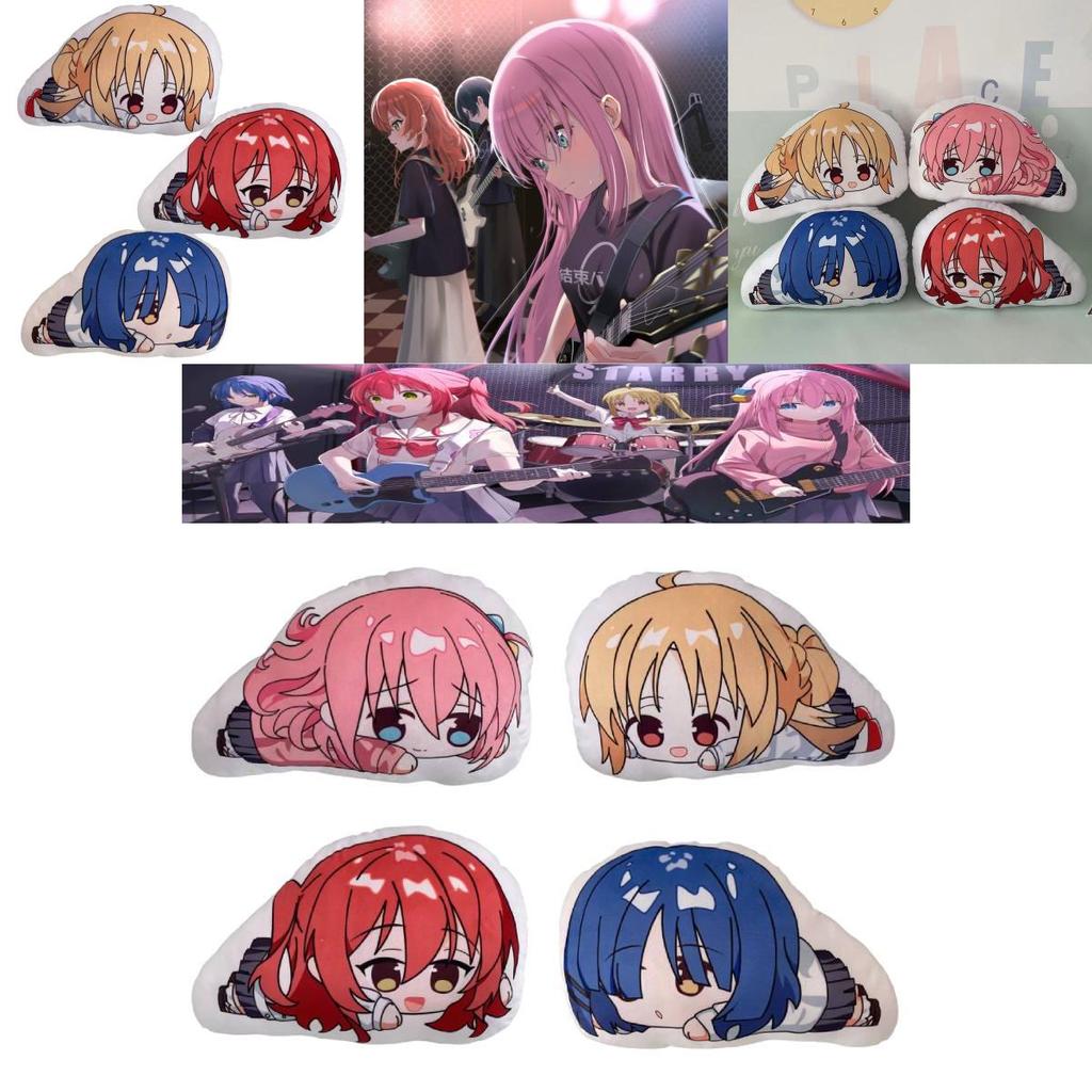 Gotoh Hitori Ijichi Nijika Yamada Ryo Kita Ikuyo Plush Pillow