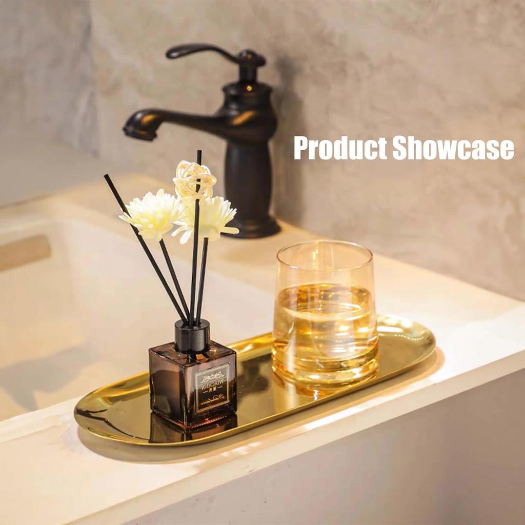 Modern Simple Stainless Steel Metal Water Drop Multi-shape Snack Tray Storage Jewelry Storage Metal Decoration Storage Organizer