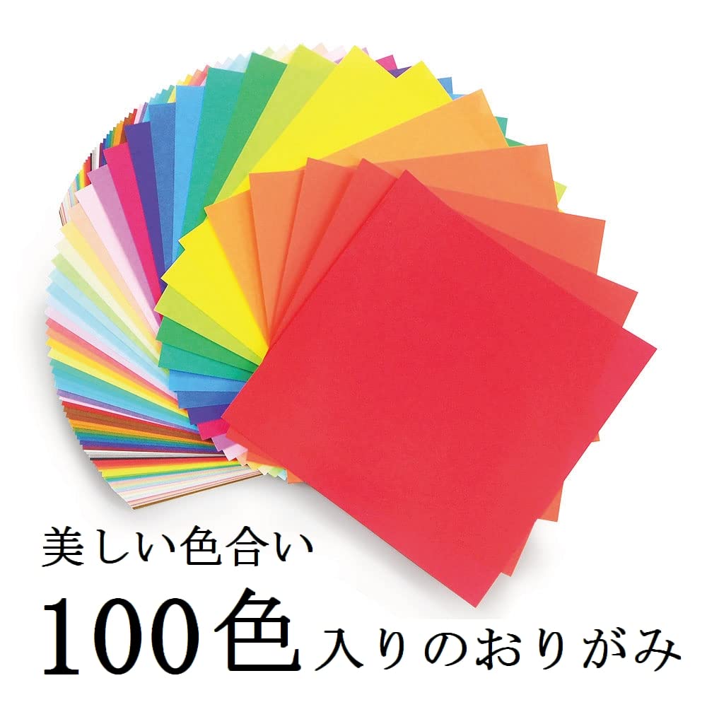 Ehime Kağıt Origami 100 Kağıt 500 Ltd. Şti.. Kağıt, Renkler, Kutu, 15cm, Yapraklar, E-100C-500
