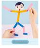 Flexible Bamboo Limbs Wooden Man Puzzle: Kids' Early Education Toy