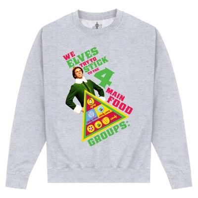 Elf Unisex-Erwachsene Food Groups Sweatshirt
