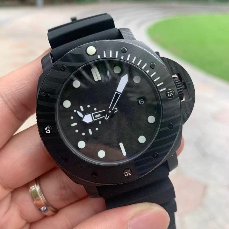 

Чоловічий дайверський годинник Panerai Luminor 1404 Series PAM1391/1565 з нейлоново-гумовим ремінцем