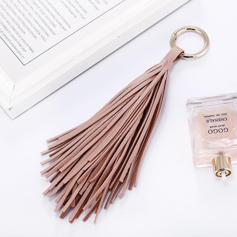 Creative Tassel Ring Car Keychain Fashionable Women's Bag Pendant Small Gift Pendant