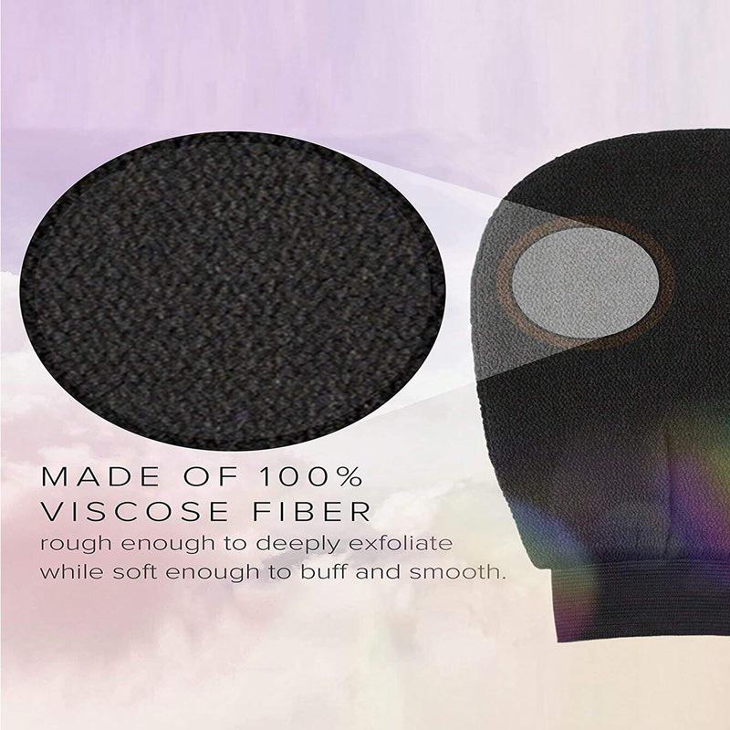 Unisex Exfoliating Bath Gloves - Deep Clean Scrub for Dead Skin & Shower Massage Towel
