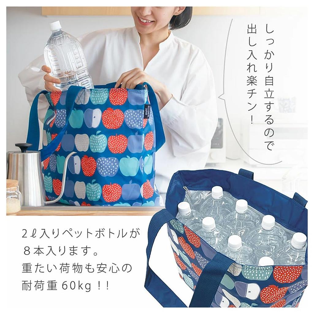 Prairie Dog Cooler Large Bag with Cute Storage Pouch Blue Flower Bag, Zippered, Foldable, Capacity, Eco-Friendly (Light Design)