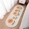 Flower Pattern Bedroom Decor Carpet Thick Plush Carpets for Living Room Fluffy Soft Bedside Floor Mat Simple Style Cloakroom Rug