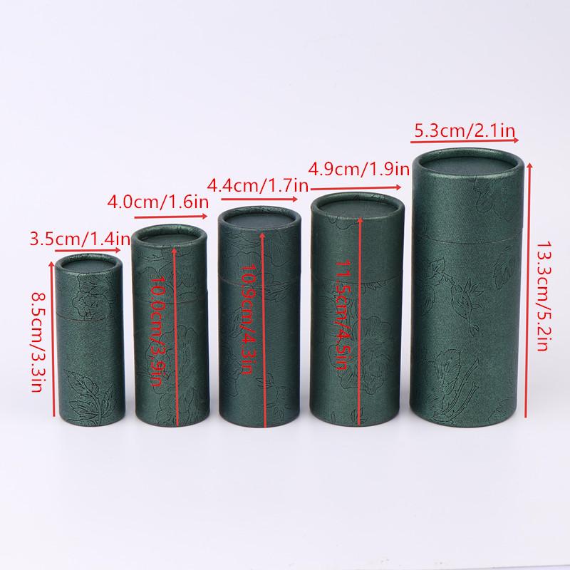 Round Cardboard Gift Box Cosmetic Essential Oil Bottle Packaging Box Lipstick Perfume Packaging Kraft Paper Tube Boxes
