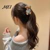Strong Spring Hair Clip Claw, Medium Size Metal Gripper with Anti-Slip Teeth, Medical Bear Professional Style Design Shark for Medium-Long Buns