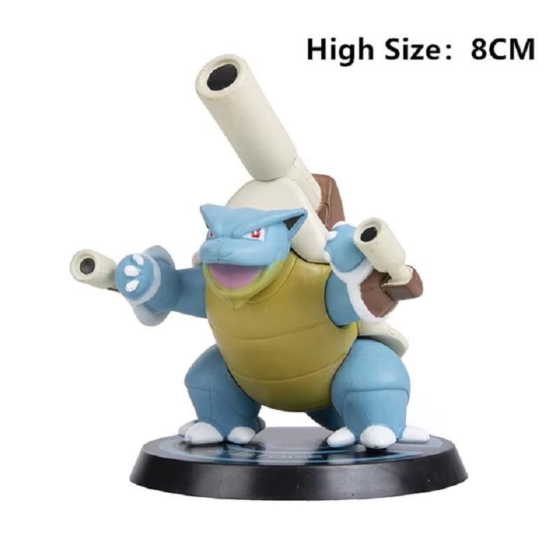 Pokemon 6 Pcs/Set Anime Figure Pikachu 6-7cm Figure Charizard Blastoise Squirtle Bulbasaur Action Figures Model Toys Gifts