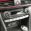 2017 18 19  Car Air Conditioner Switch Panel AC Vent Cover Trim Accessories ABS Matte Carbon Fibre for Hyundai Kona Encino