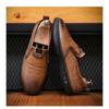 Summer men's leather shoes breathable sports soft sole one pedal trend versatile men's shoes