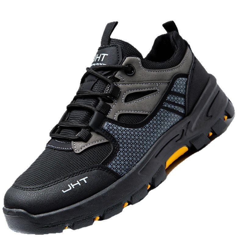 Summer New Mesh Men's Shoes Light, Breathable and Non-slip Outdoor Hiking Shoes Fashionable Versatile Sports Shoes