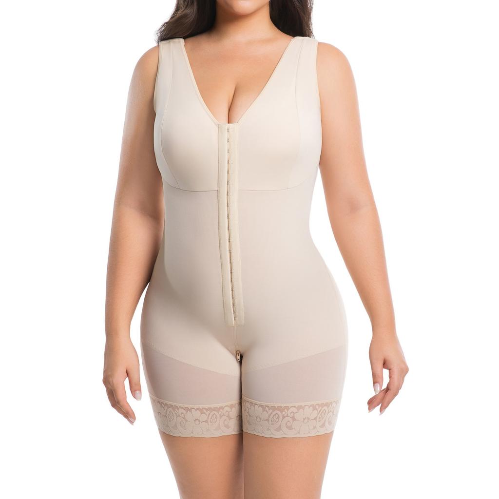 Women's Solid Color Body-shaping One-piece Waist-shaping Tummy-shaping Buttocks-lifting Tight Body-shaping Bodysuit