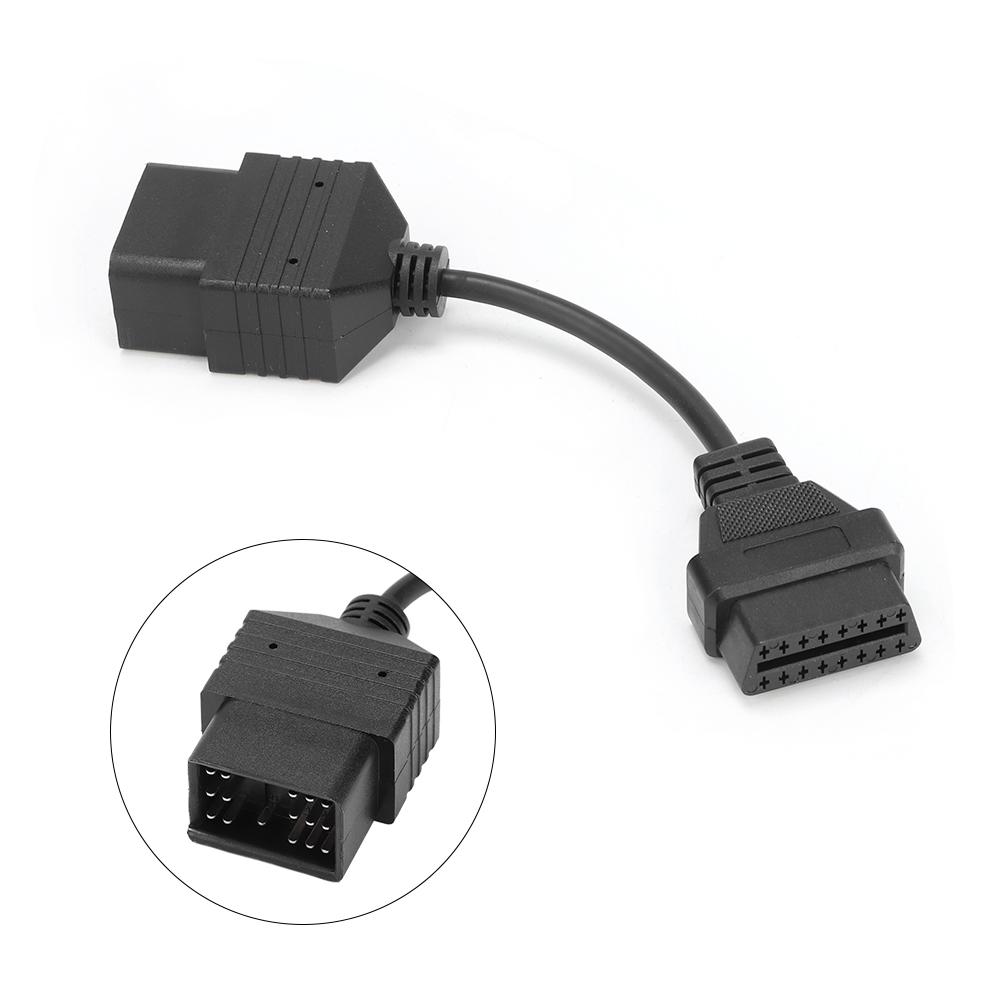 17 Pin auf 16 Pin OBD2 Diagnosekabel Adapter Stecker Passend für Toyota