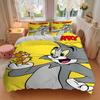3pcs Tom, Jerry Duvet Cover Set, 1 Duvet Cover + 2 Pillowcases (No Insert), High-Definition Print for All Seasons,Durable Yy251103002