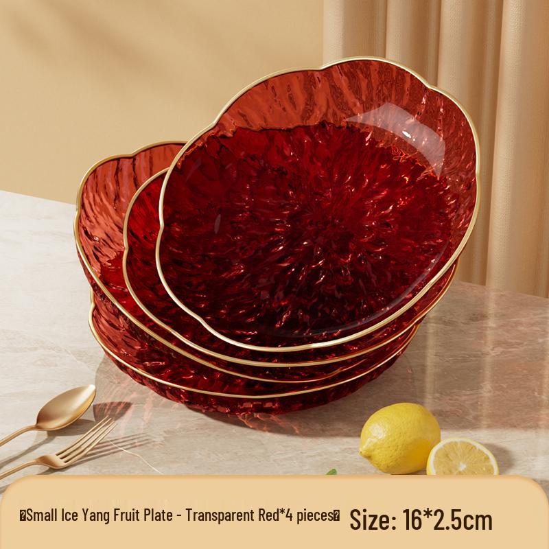 Modern Luxury Fruit and Snack Display Plate for Living Room