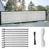 Balcony Privacy Screen Fence Mesh For Balcony Windscreen Sun Shade UV-Proof