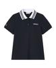 Antomas Collar Contrast Polo Shirt Women'S - Black