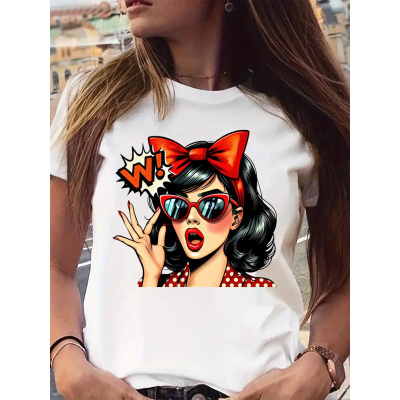 Short Sleeve T-Shirt, Polyester Fabric, Loose Fit Summer Tee with Classic Fit XXL белый