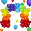 100pcs Colorful Latex Balloons Set for Party Decoration