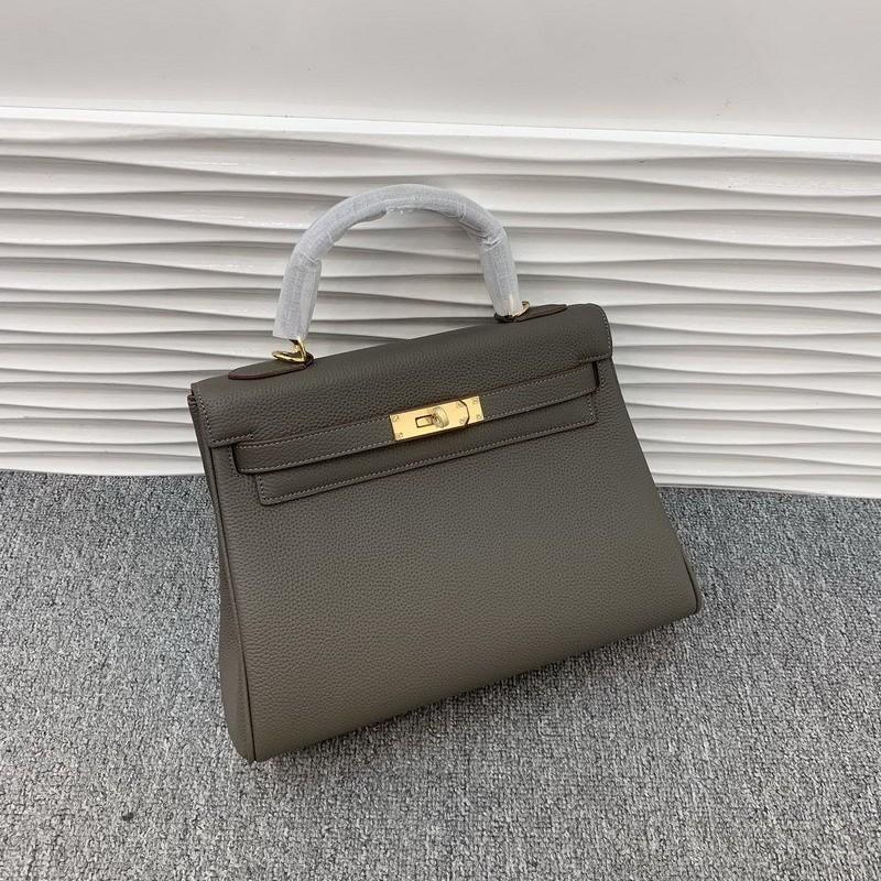 Neue erste Schicht Rindsleder Doppel-Schultergurt Togo Weiches Leder Tasche Echtes Leder Damen Tasche Tragbare Umhängetasche